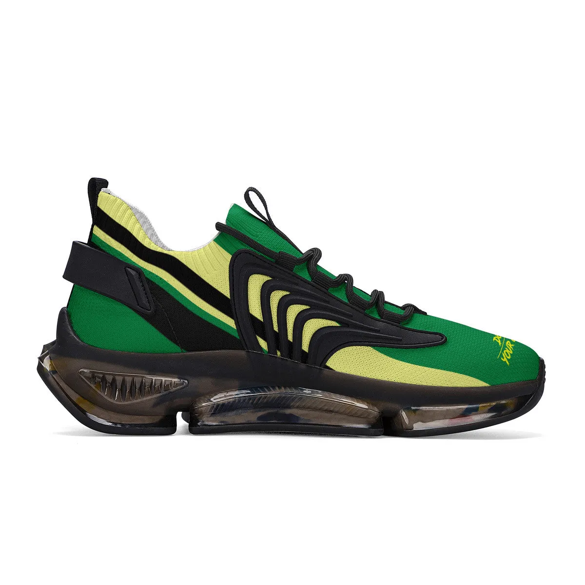 DCYG X2 Green & Black  Air Max React Sneakers - Black