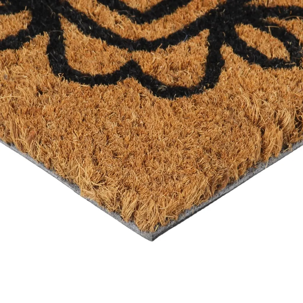 Door Mat Natural 45x75 cm Tufted Coir