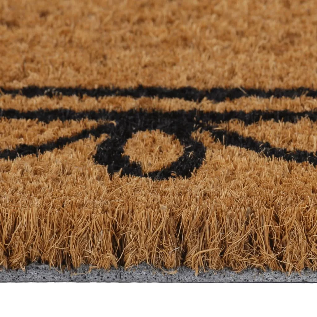 Door Mat Natural 45x75 cm Tufted Coir