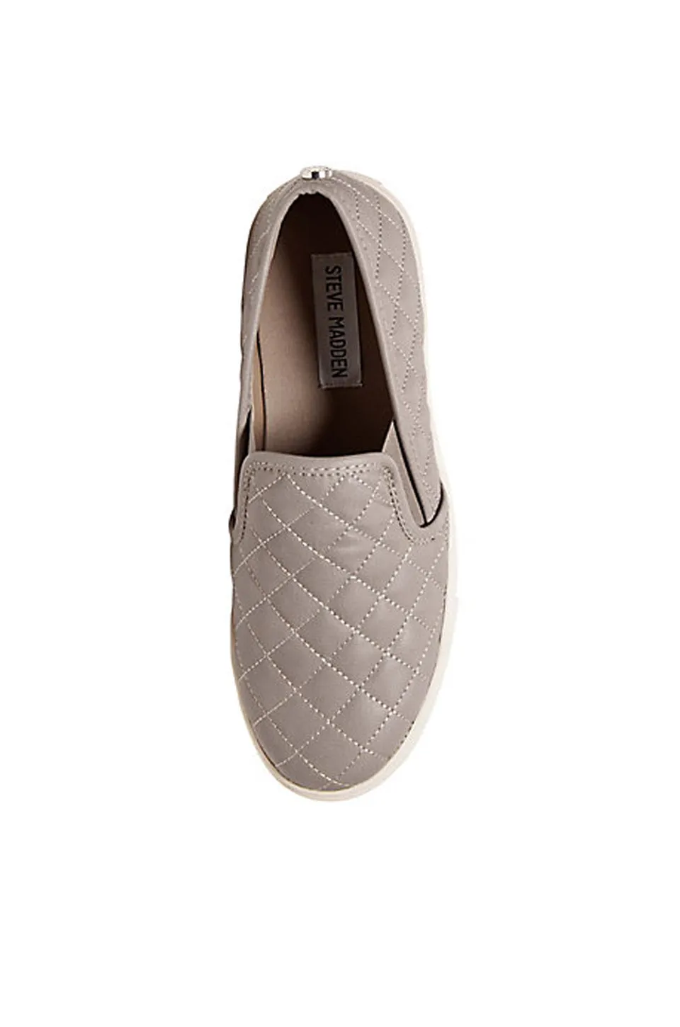 Ecentrcq Neutral Quilted Slip Sneaker - Grey