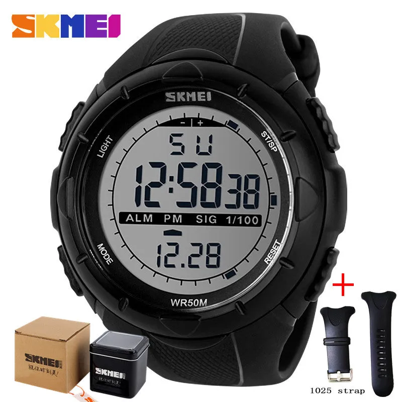 Fashion Simple Sport watch Men Military Watches Alarm Clock Shock Resistant Waterproof Digital Watch reloj hombre