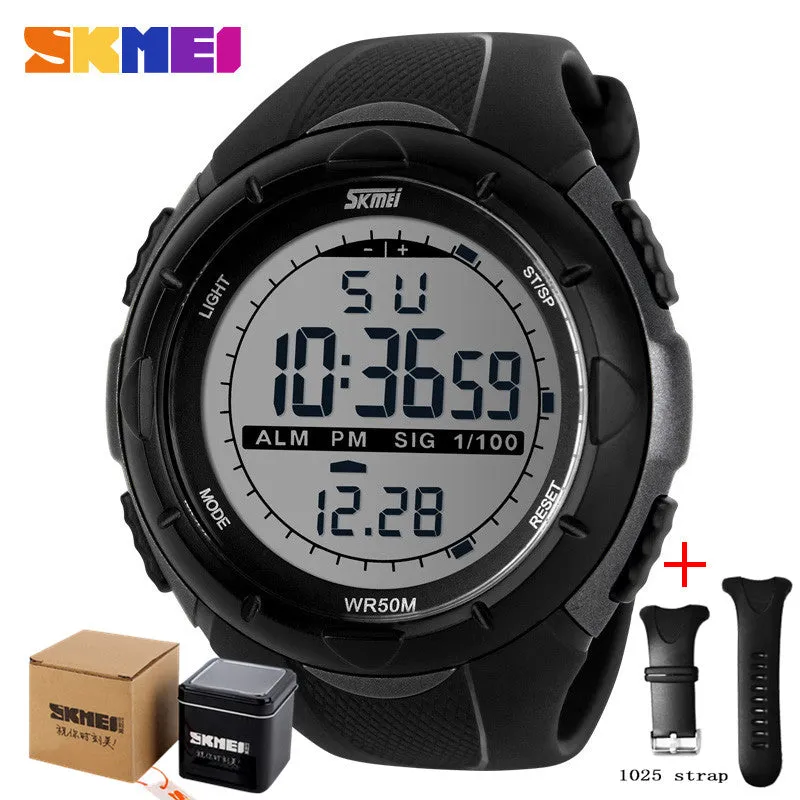 Fashion Simple Sport watch Men Military Watches Alarm Clock Shock Resistant Waterproof Digital Watch reloj hombre