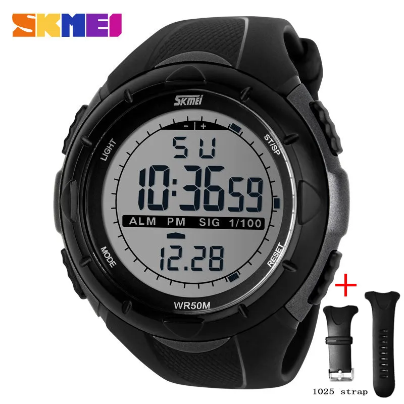 Fashion Simple Sport watch Men Military Watches Alarm Clock Shock Resistant Waterproof Digital Watch reloj hombre