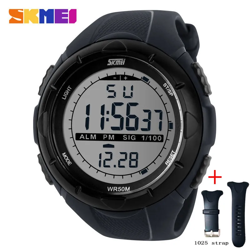 Fashion Simple Sport watch Men Military Watches Alarm Clock Shock Resistant Waterproof Digital Watch reloj hombre