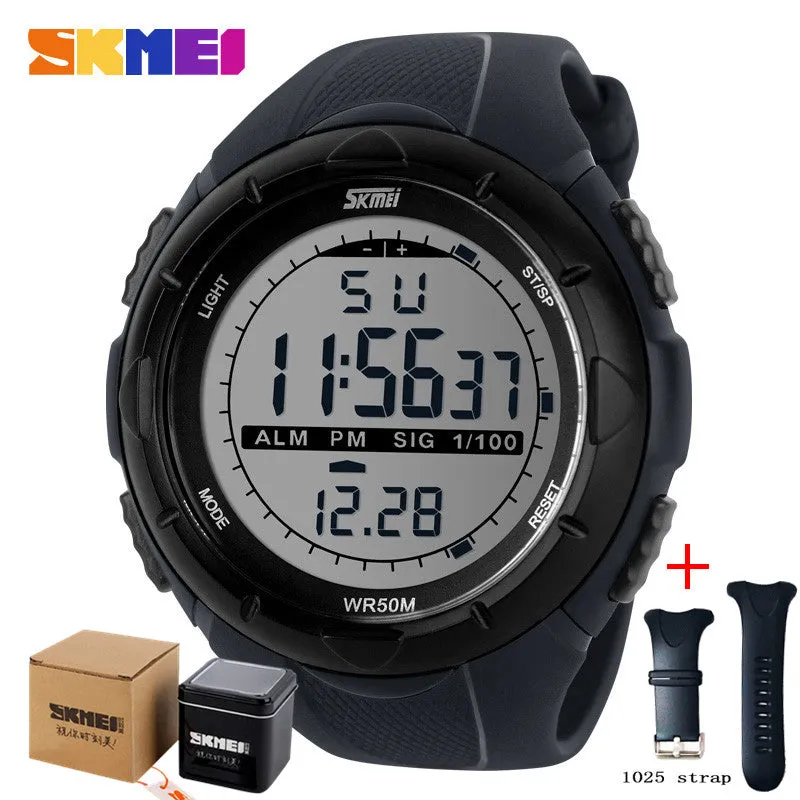 Fashion Simple Sport watch Men Military Watches Alarm Clock Shock Resistant Waterproof Digital Watch reloj hombre