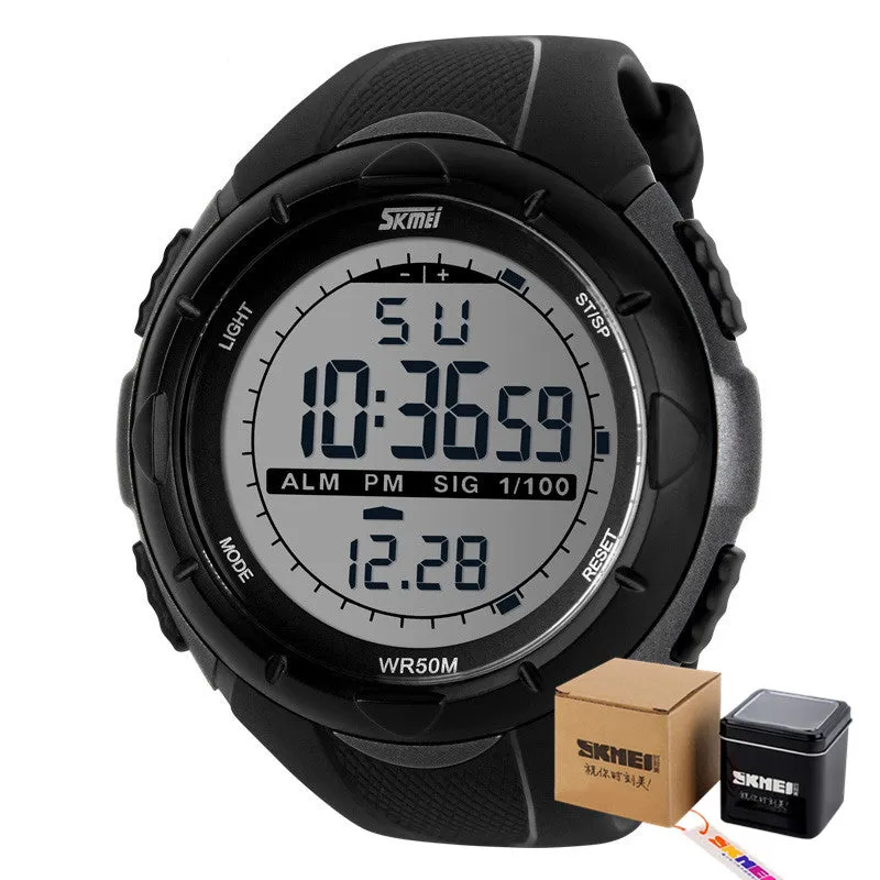 Fashion Simple Sport watch Men Military Watches Alarm Clock Shock Resistant Waterproof Digital Watch reloj hombre