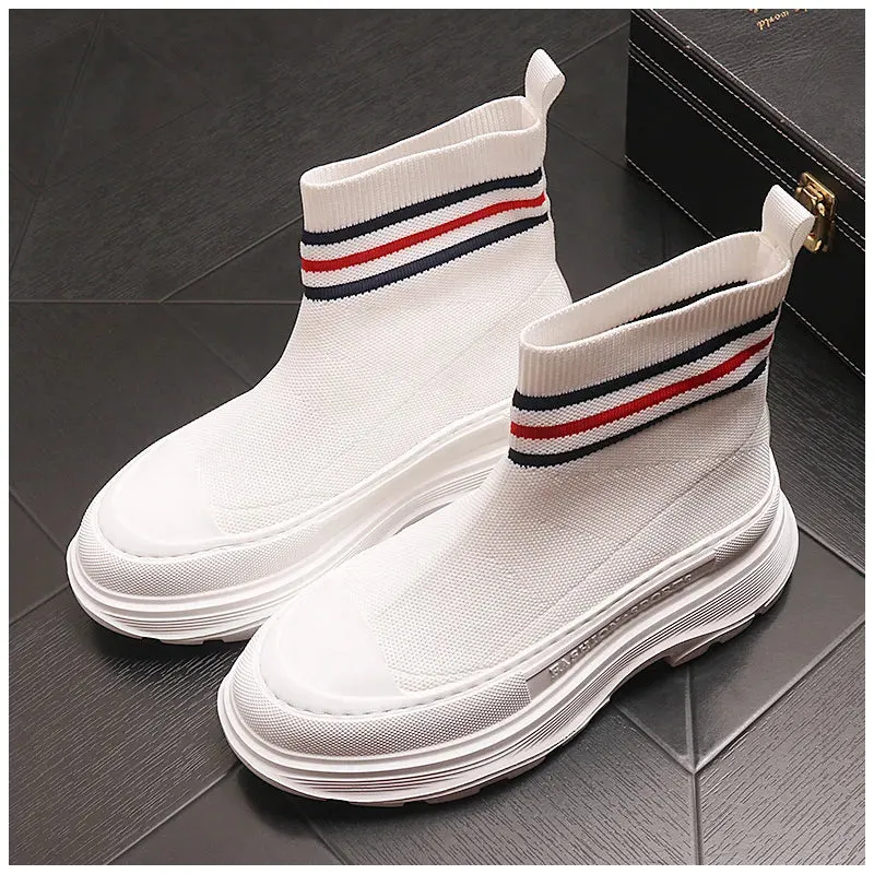 Fashion Streetwear High Top Platform Sneakers