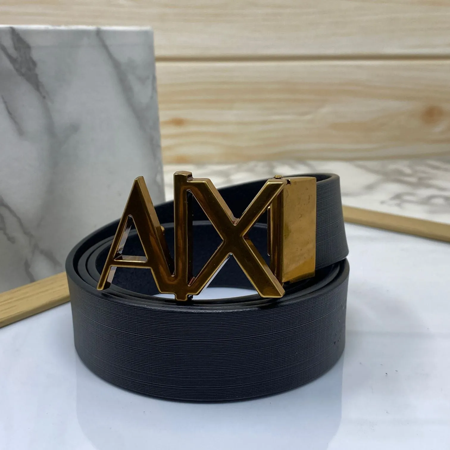 Fashionable AIX Leather Strap Belt -JonasParamount