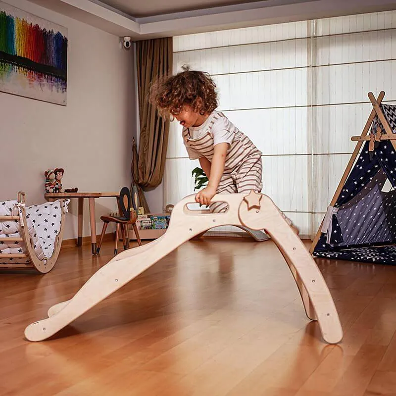 Foldable Wooden Slide