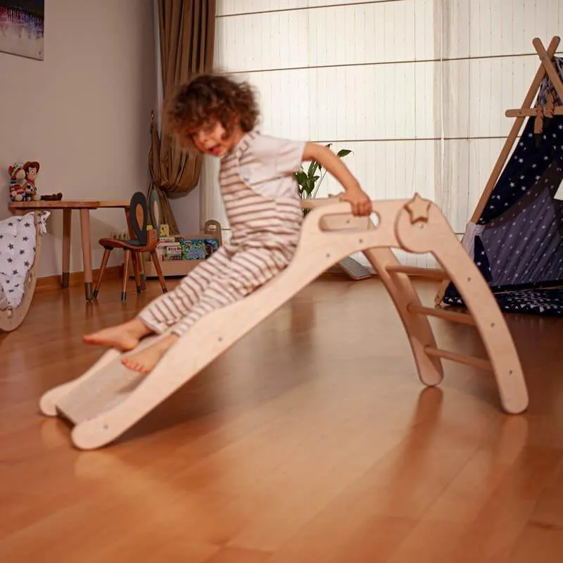 Foldable Wooden Slide