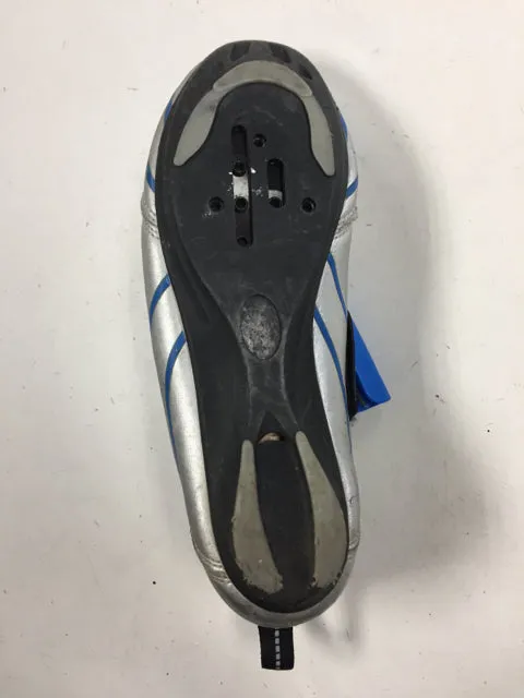 Forte Silver/Blue Sr 7 Used Biking Shoes