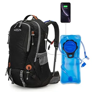 G4Free 50L Waterproof Daypack with 2L BPA Free Bladder & Rain Cover