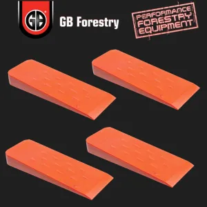 GB Felling Wedge 5 1/2"  Orange Plastic 4-Pack