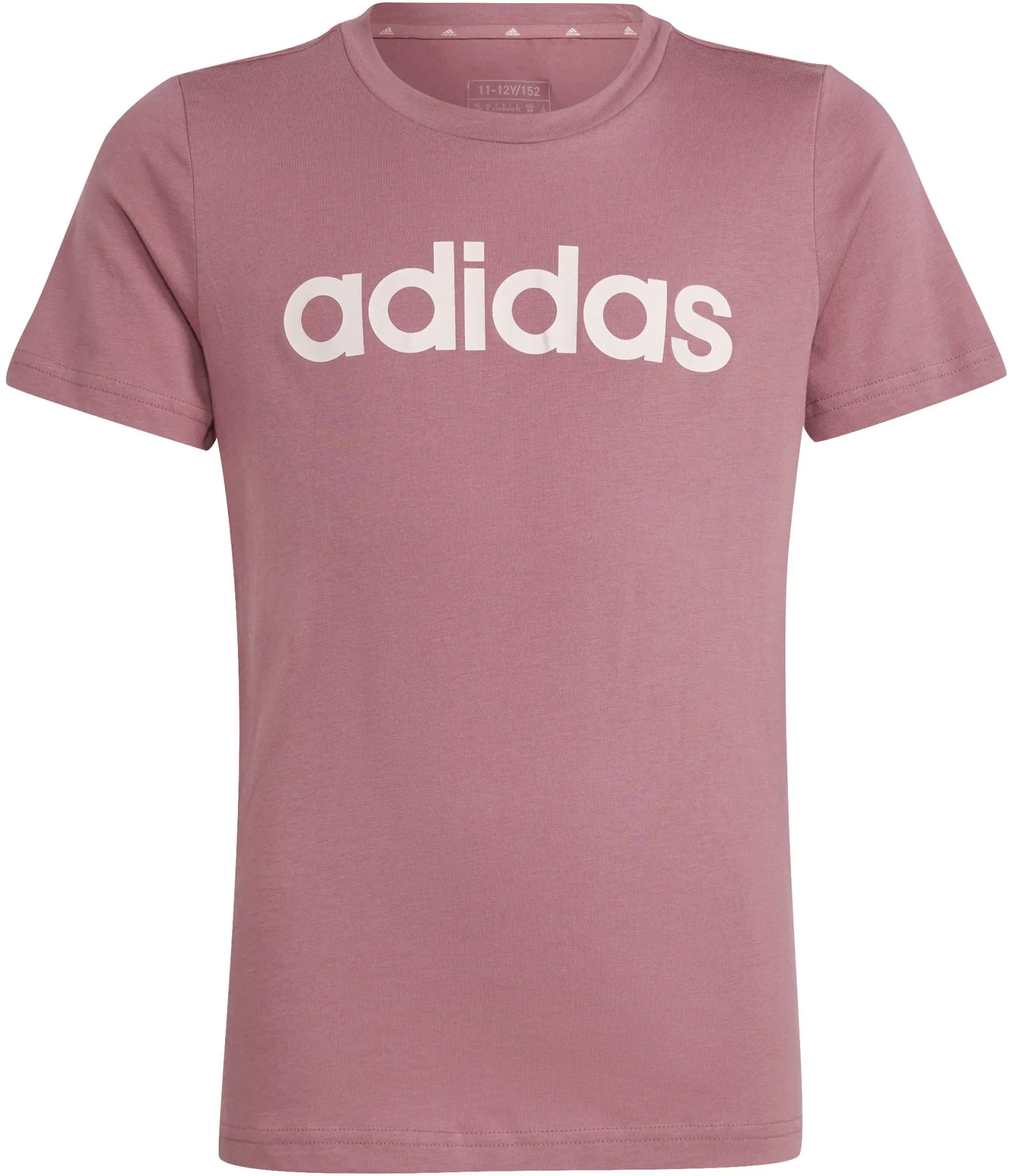 Girl's Essentials Linear Logo Cotton T-Shirt