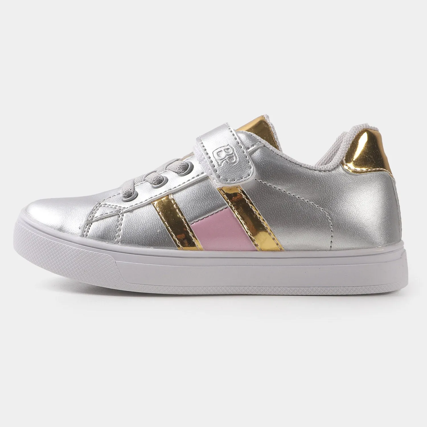 Girls Sneakers JS-22107  - SILVER