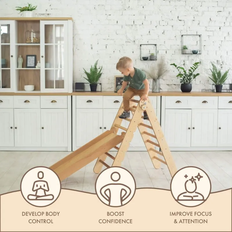 Goodevas 2 in 1 Montessori Climbing Set