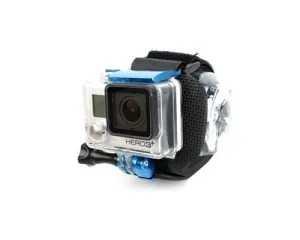 GoPro Wrist Strap Band Mount w/Snap Latch for Hero 3 /4 Camera - Blue