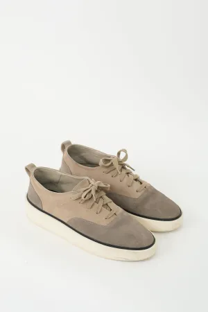 Grey & Beige Suede 101 Sneaker