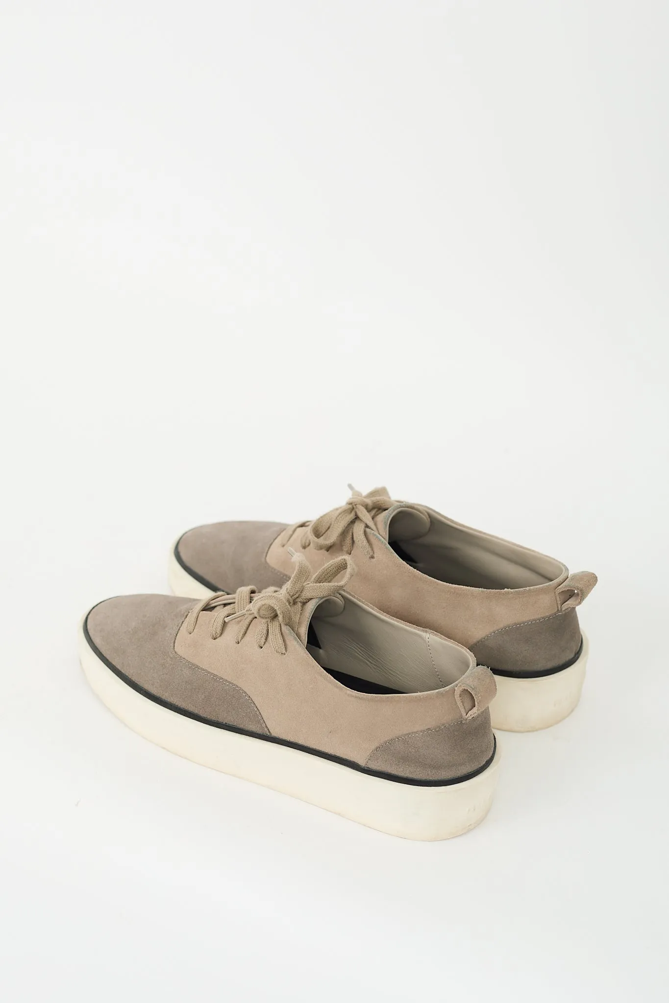 Grey & Beige Suede 101 Sneaker