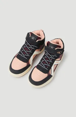 GULFPORT MID Sneakers | BLACK/ BURGUNDY