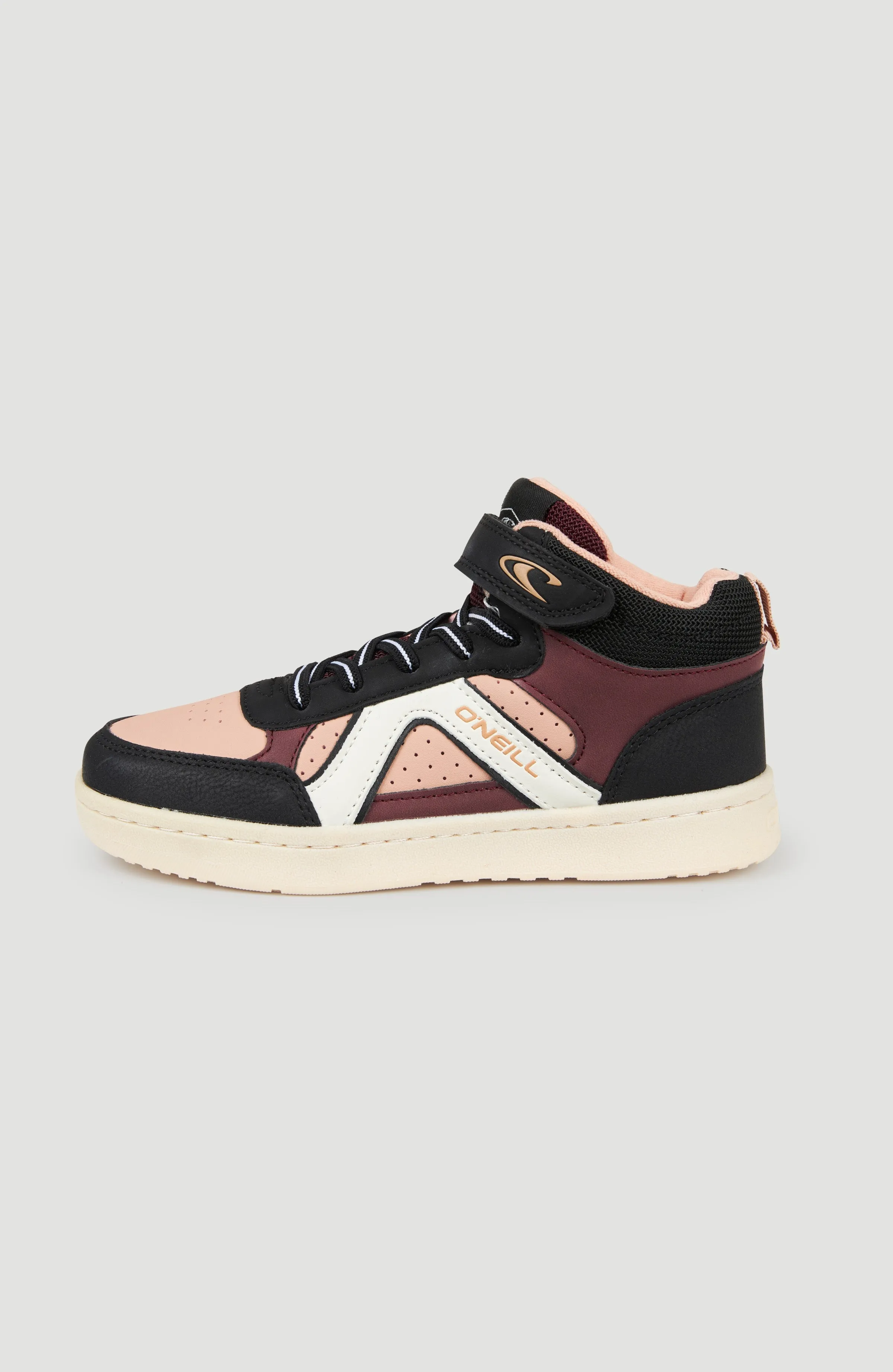 GULFPORT MID Sneakers | BLACK/ BURGUNDY