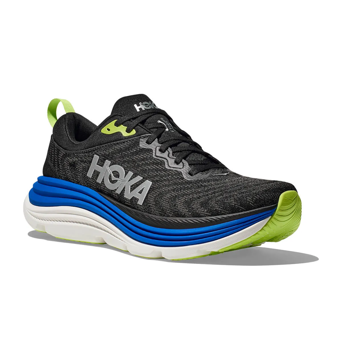 Hoka Gaviota 5 Mens | Black / Electric Cobalt