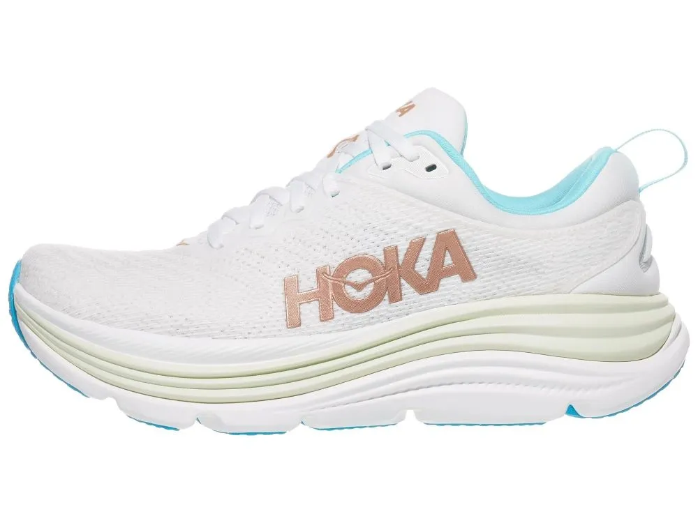 'HOKA' Women's Gaviota 5 - Frost / Rose Gold