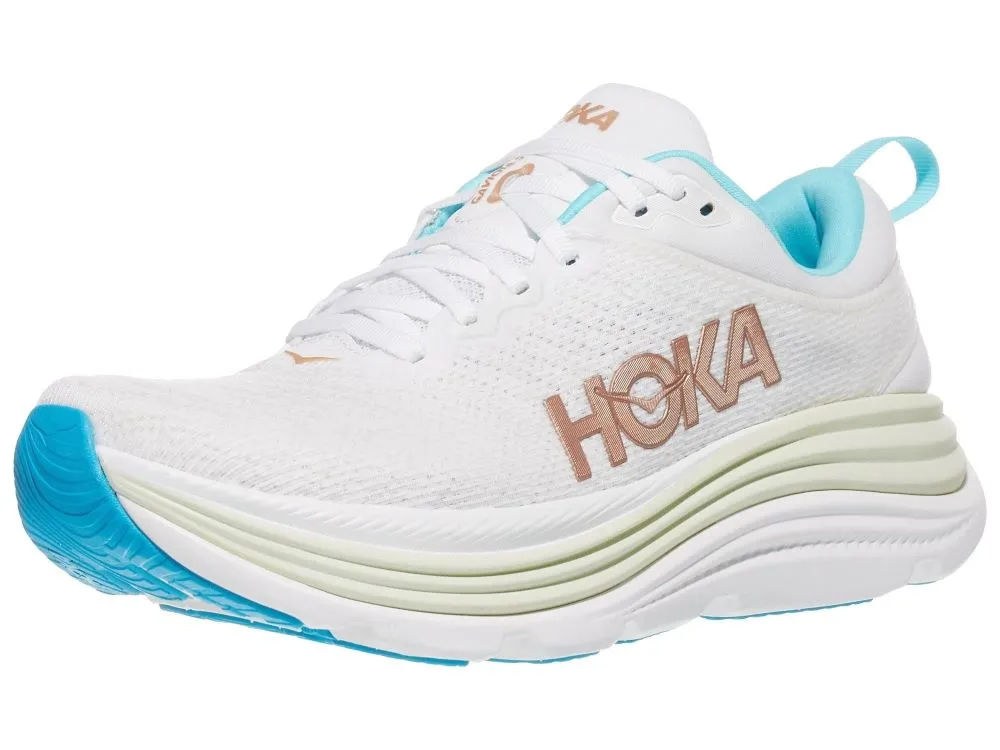 'HOKA' Women's Gaviota 5 - Frost / Rose Gold