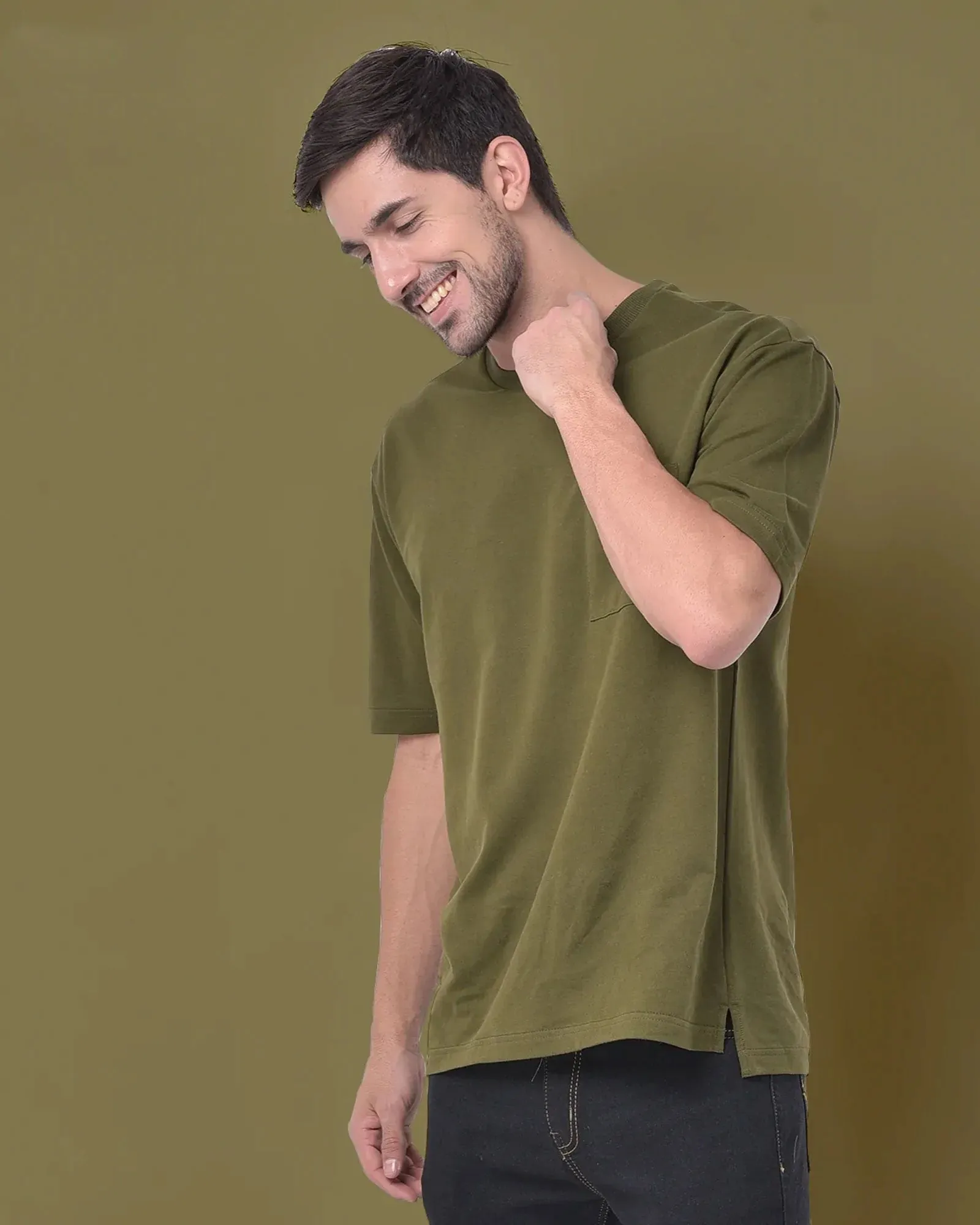 HW Crew: Olive Green