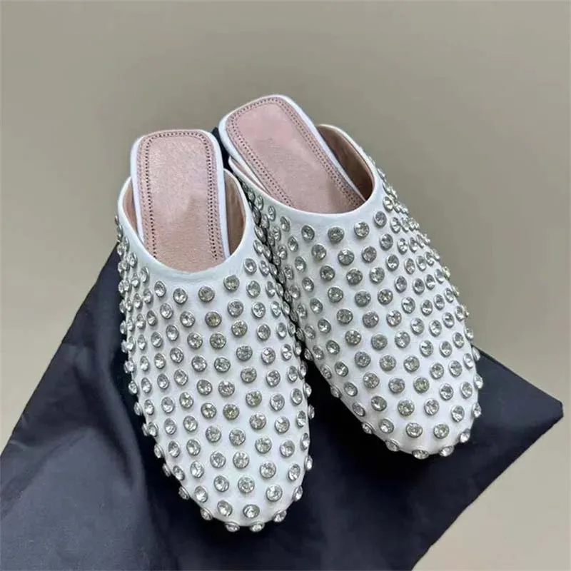 Jessamine - Elegant Diamond Studded Mary Jane Shoes for Women