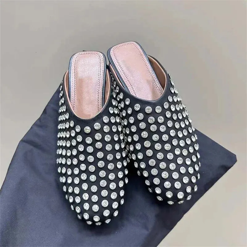 Jessamine - Elegant Diamond Studded Mary Jane Shoes for Women