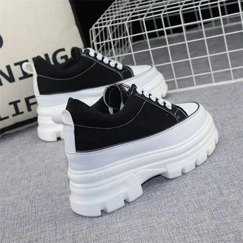 Joskaa 2024 New Comfortable Platform Sneakers Black