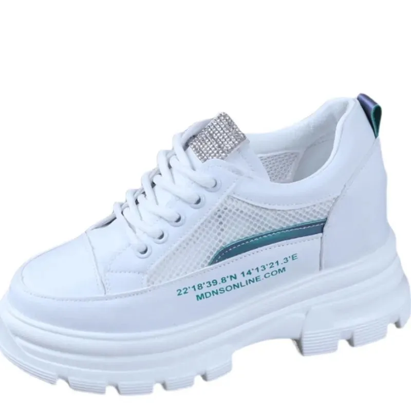 Joskaa 2024 New Platform Sneakers Women White