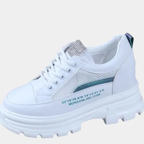 Joskaa 2024 New Platform Sneakers Women White