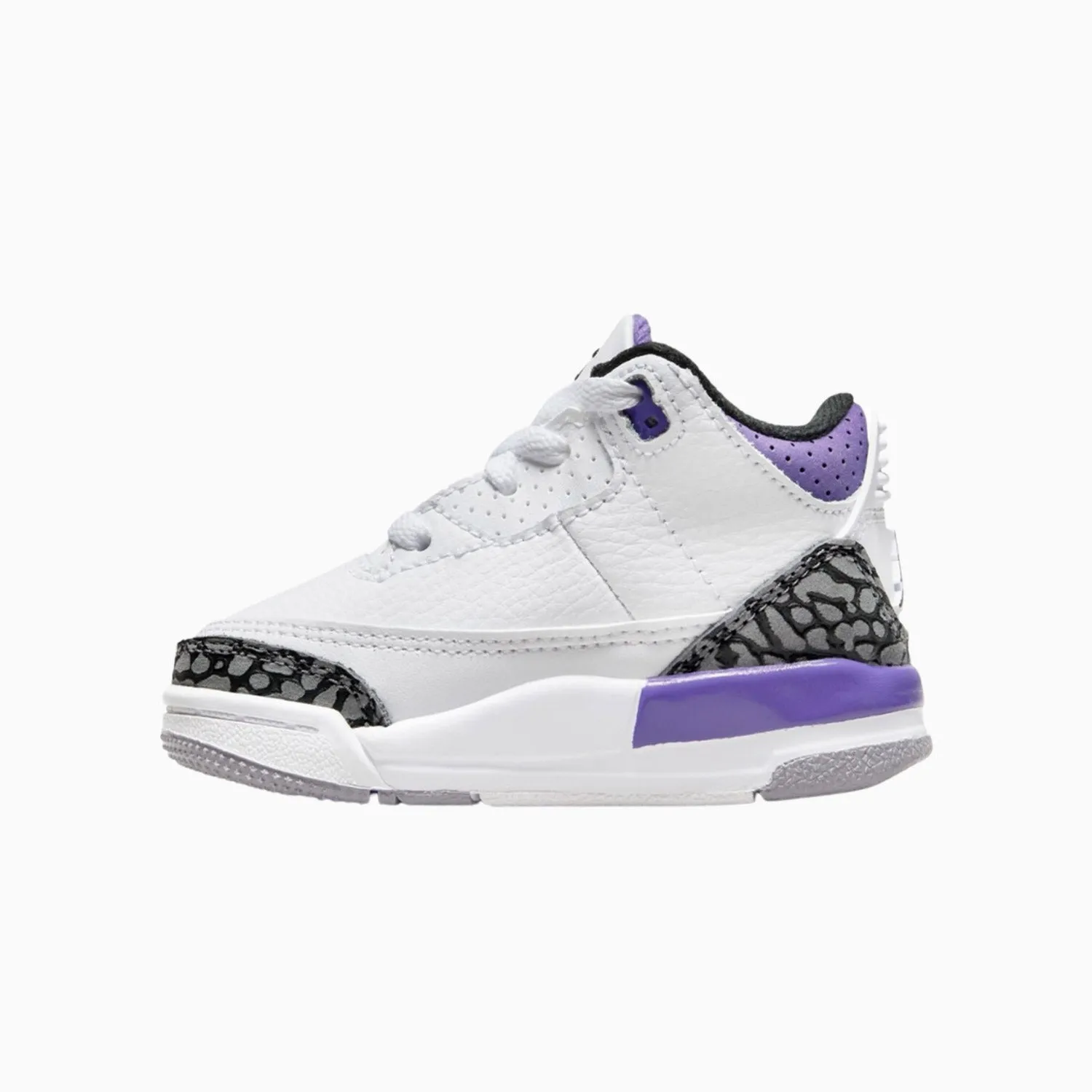 Kid's Jordan 3 Retro "Court Purple" Toddlers