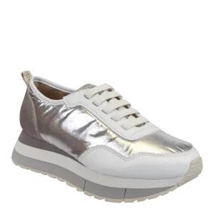 KINETIC in SILVER Platform Sneakers