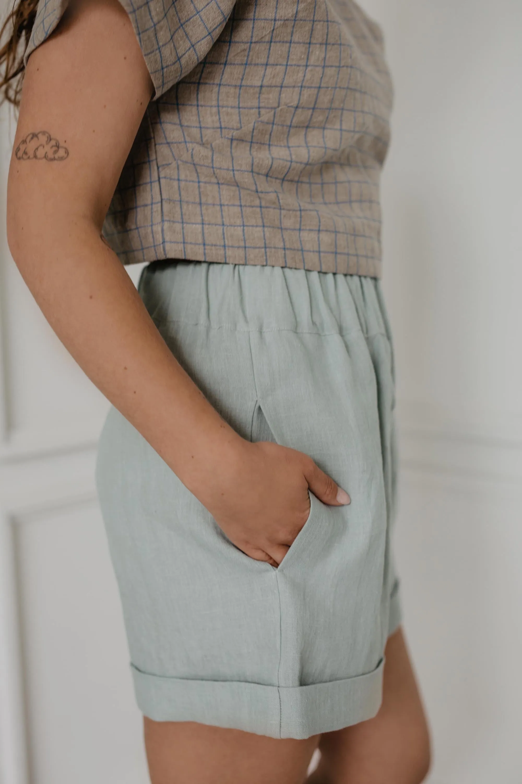 Linen shorts MIA by AmourLinen