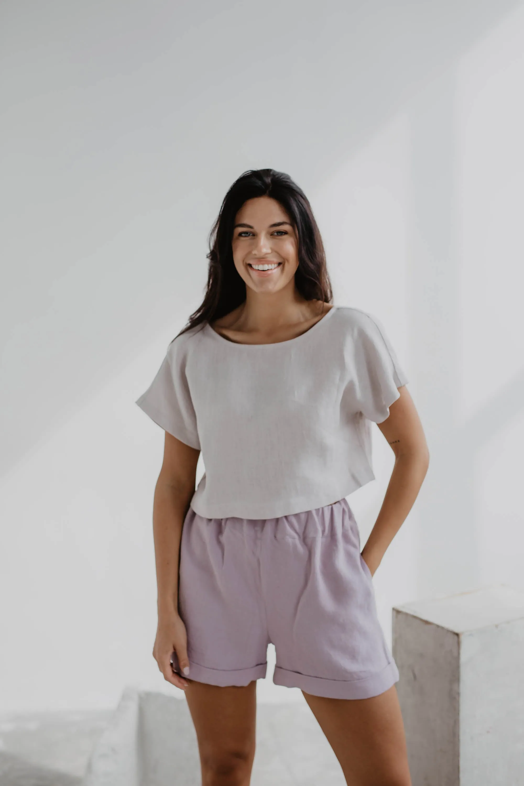 Linen shorts MIA by AmourLinen