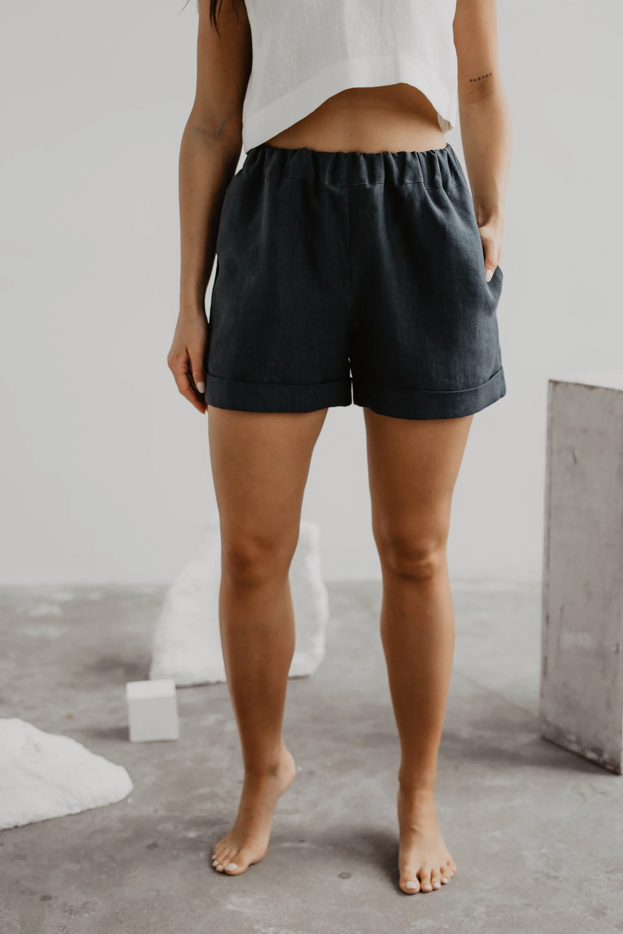 Linen shorts MIA by AmourLinen