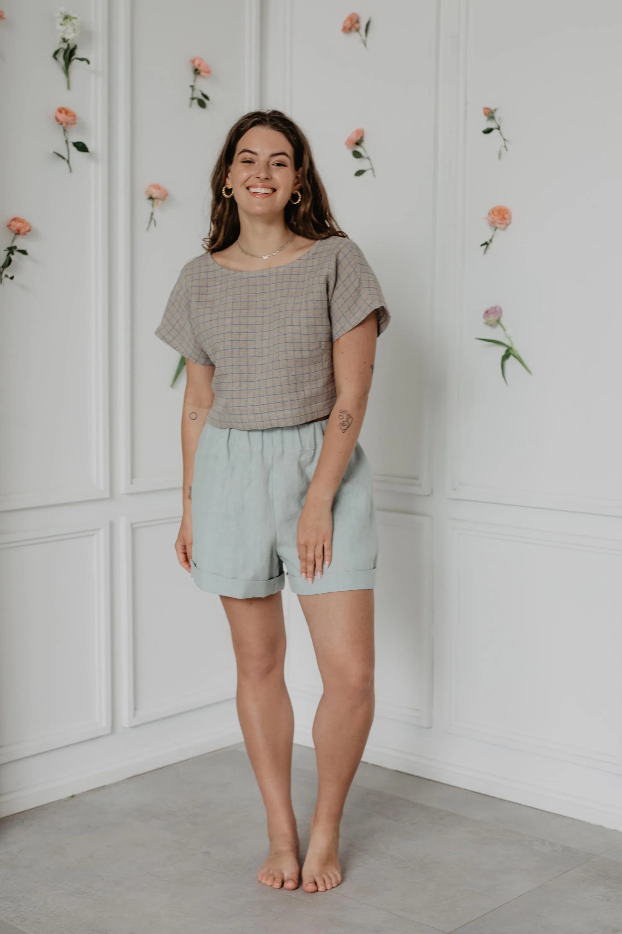 Linen shorts MIA by AmourLinen