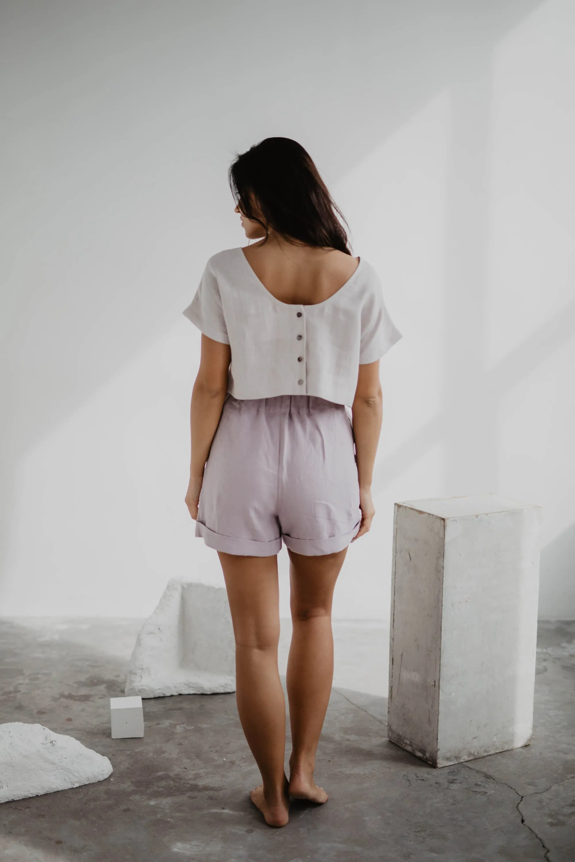 Linen shorts MIA by AmourLinen