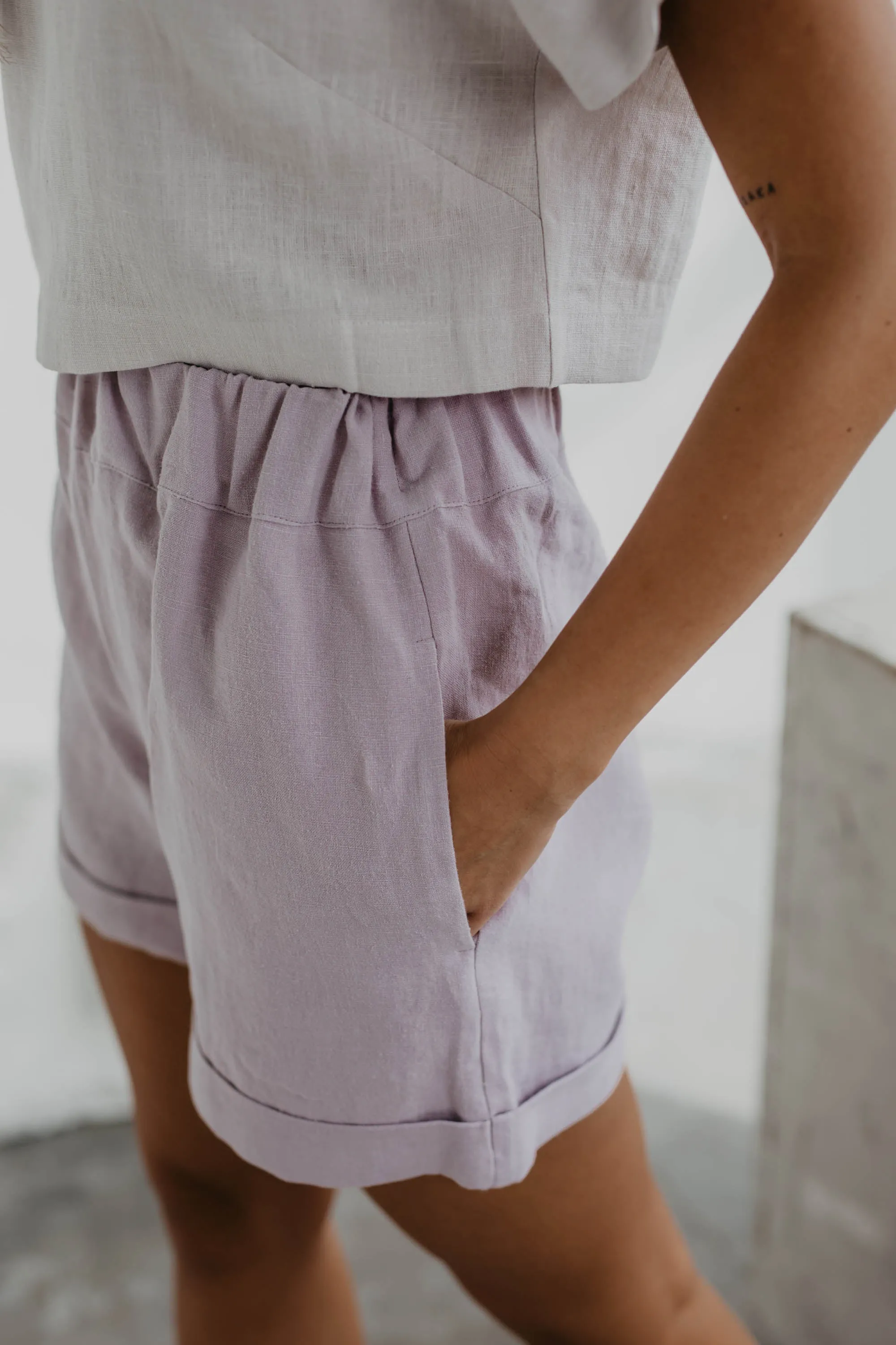 Linen shorts MIA by AmourLinen