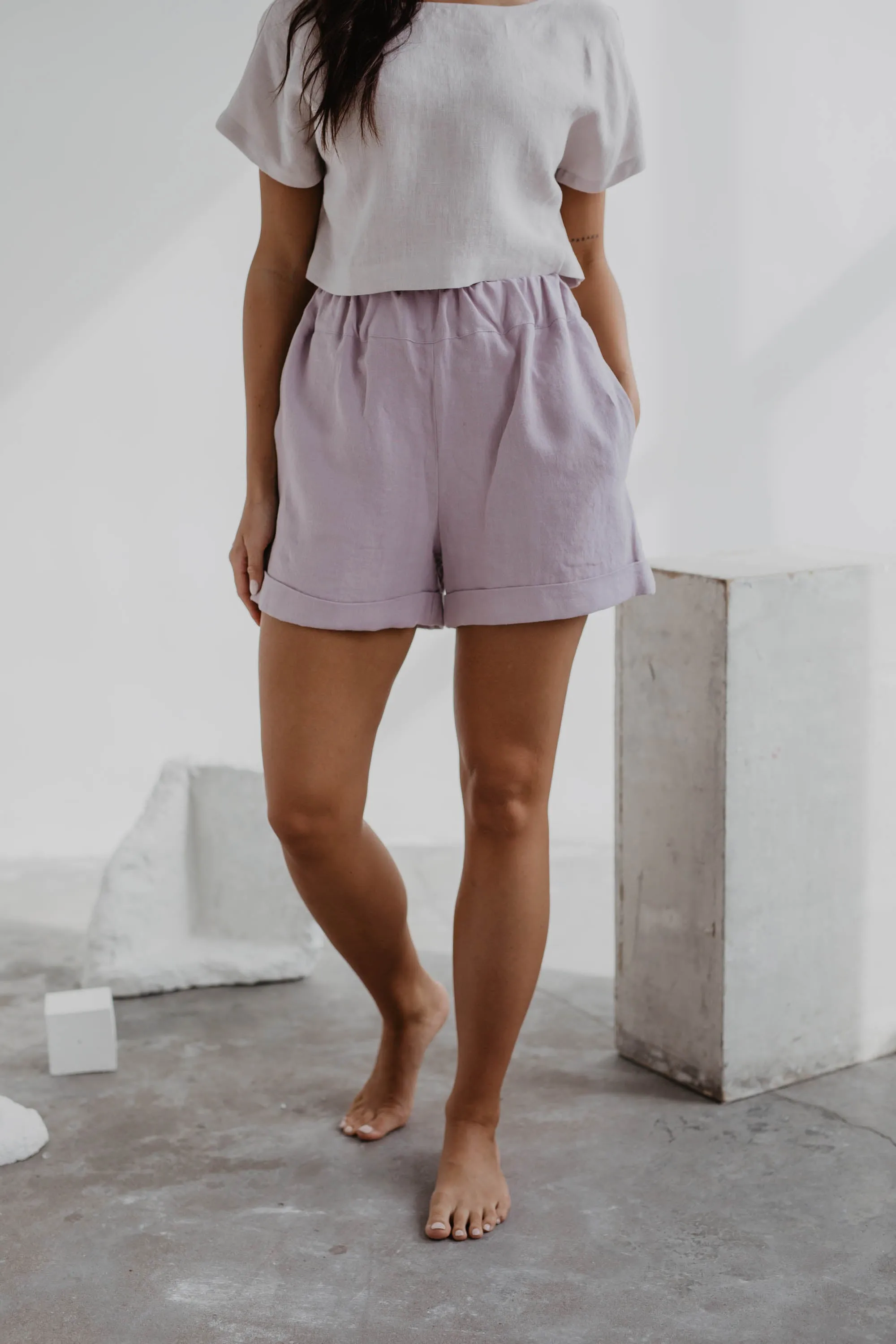 Linen shorts MIA by AmourLinen