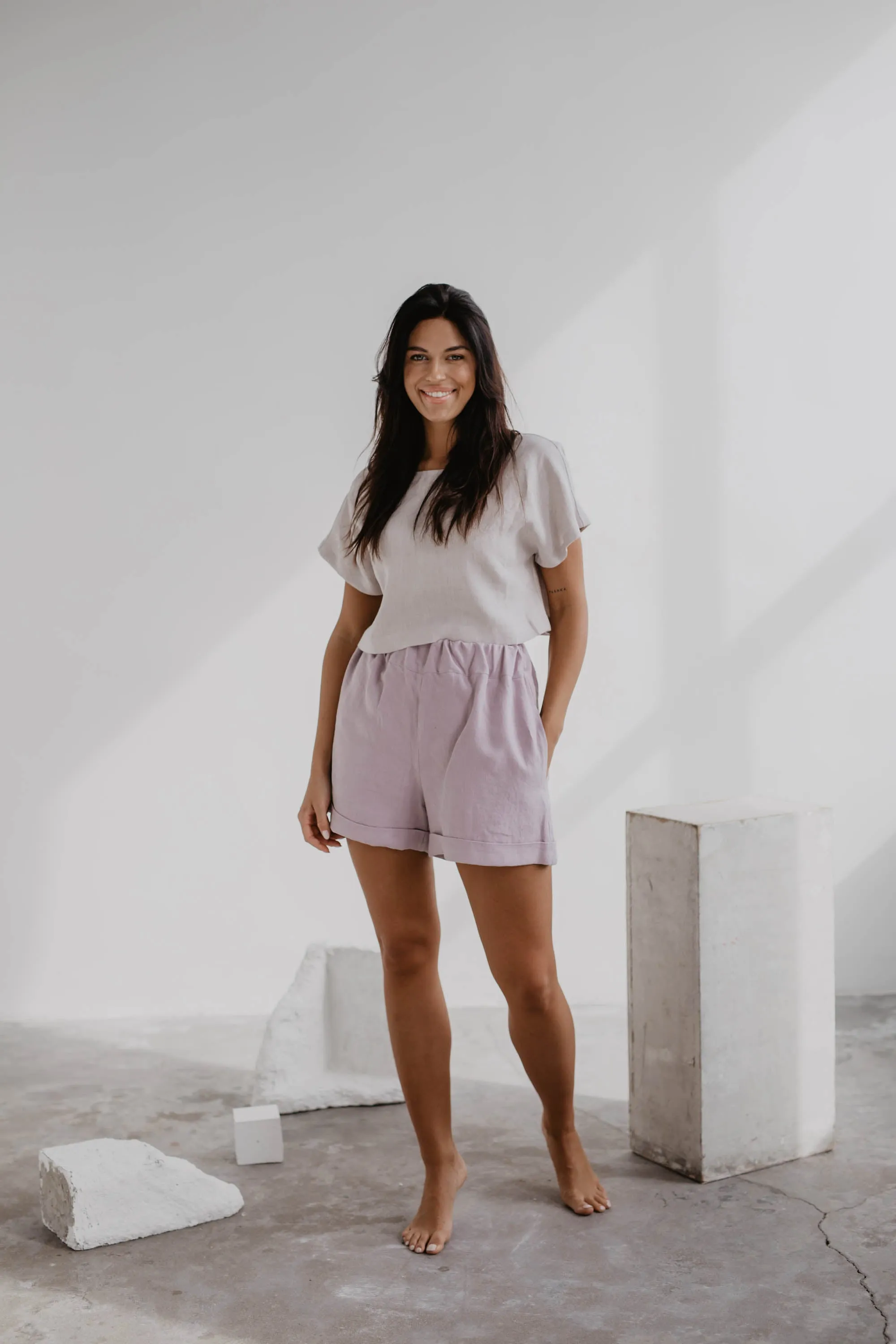 Linen shorts MIA by AmourLinen