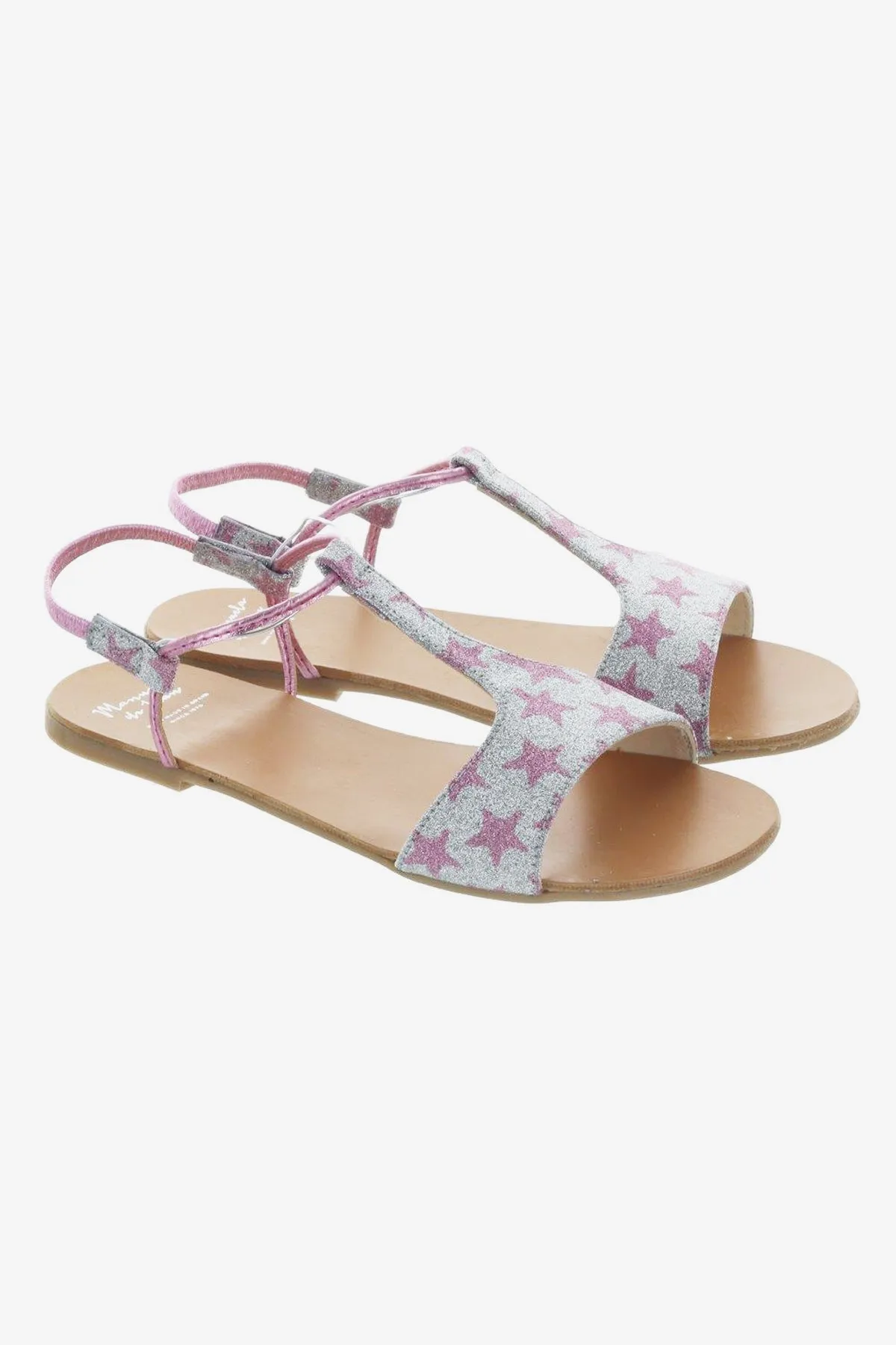 Manuela de Juan Mikonos Pink Girls Sandal