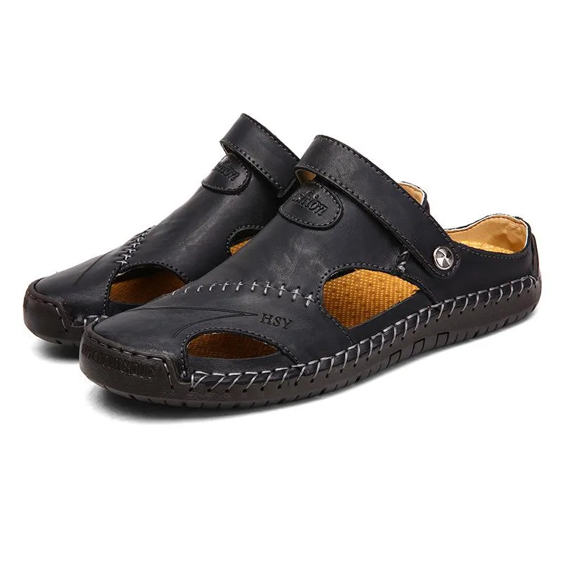 Men Summer Outdoor Stitching Soft Beach Sandals