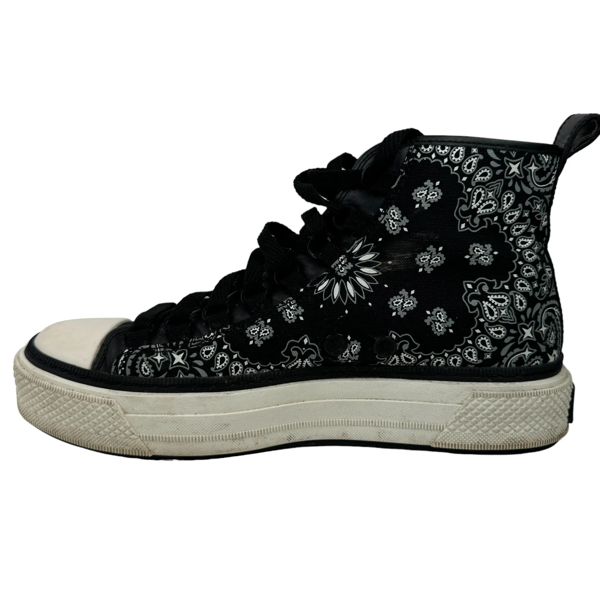 Men's Court Bandanna High Trainers Black Size EU 44 / UK 10