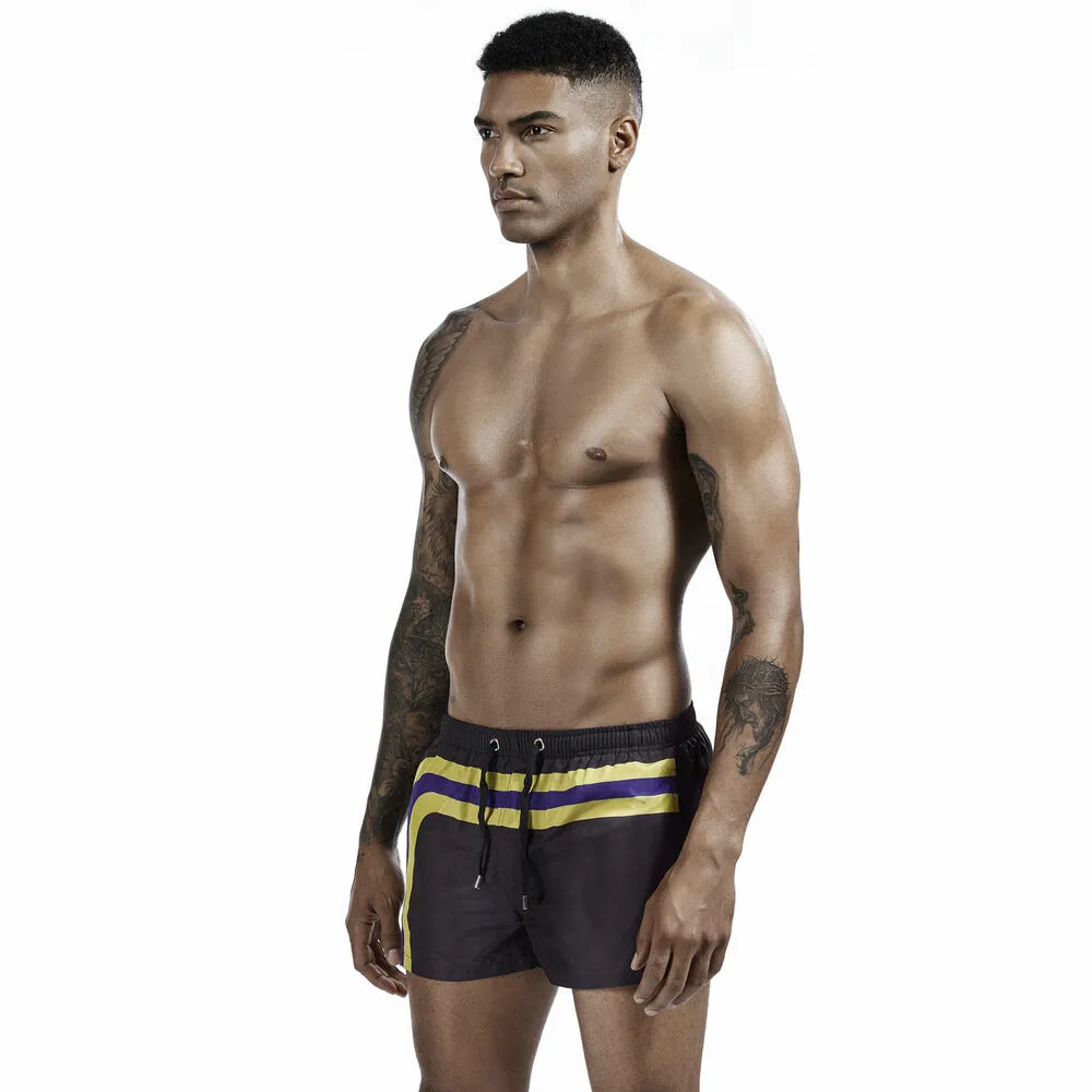 Men's Hiking Shorts Breathable Quick Dry Beach Stripes Leisrue  Briefs Fitness Running Shorts Sportswear