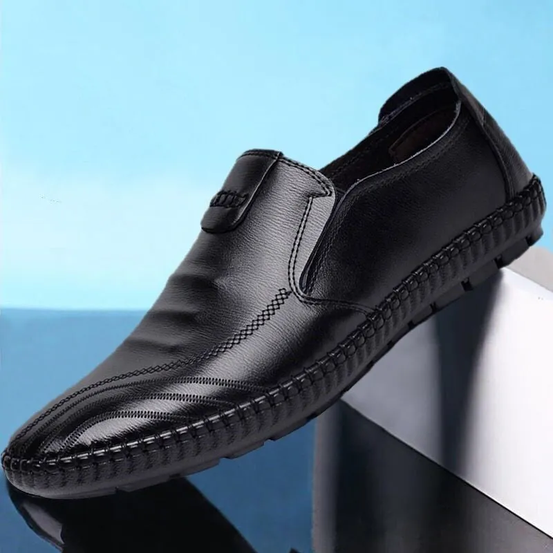 Men's Sneaks Leather Shoes Men's Winter Casual Shoes