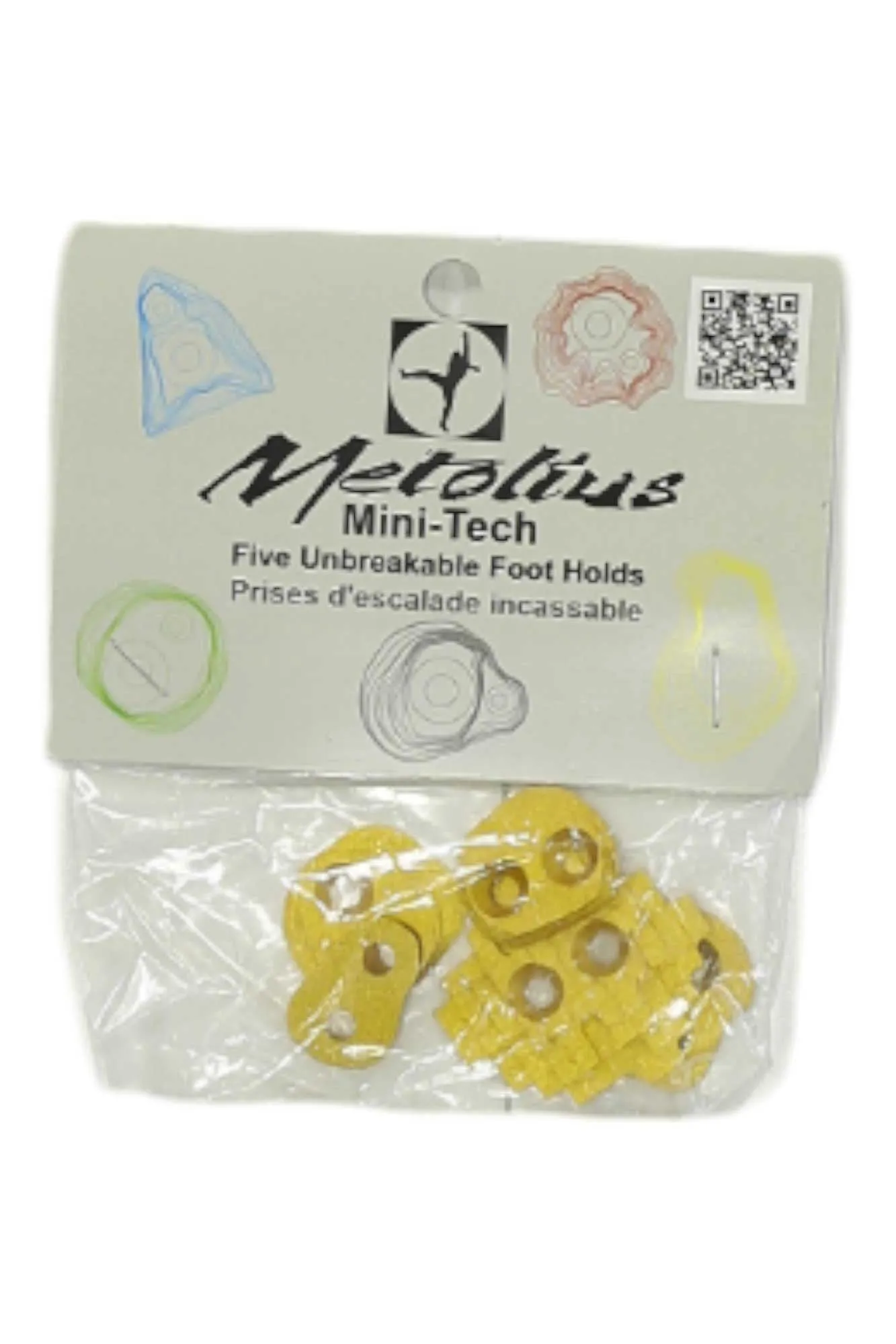 Metolius Mini Tech Screw On Foot Holds - 5 Pack